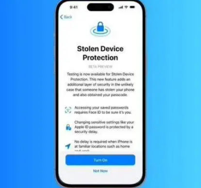 米易苹果授权维修店分享被盗设备保护功能开启方法 
