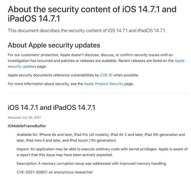 米易苹果手机维修分享iOS 14.7.1 正式版更新内容及升级方法 